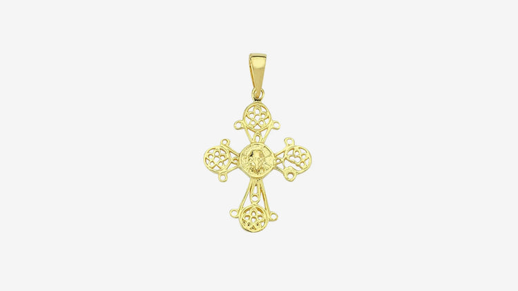 14K Gold Cross