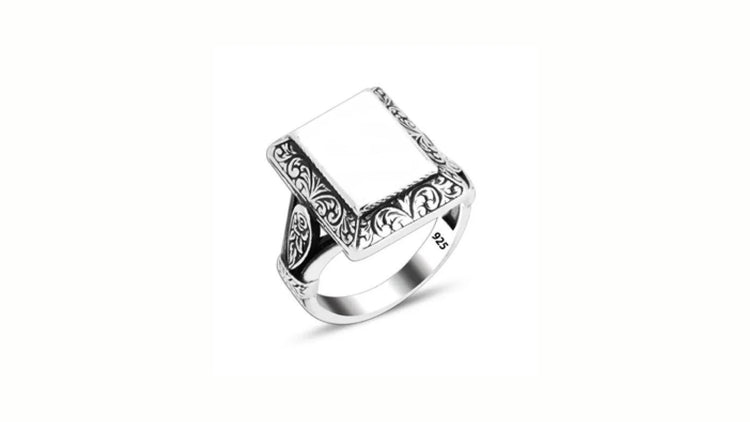 Silver Men Ring