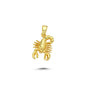 14K Gold Scorpion Animal Charm Necklace