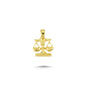 14K Gold Libra Horoscope Charm Necklace