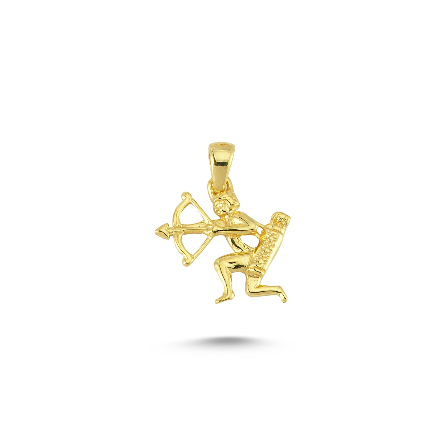 14K Gold Sagittarius Horoscope Charm Necklace