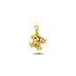 14K Gold Frog Animal Charm Necklace