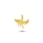 14K Gold Eagle Animal Charm Necklace