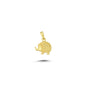 14K Gold Hedgehog Animal Charm Necklace