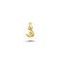 14K Gold Snail Animal Charm Necklace