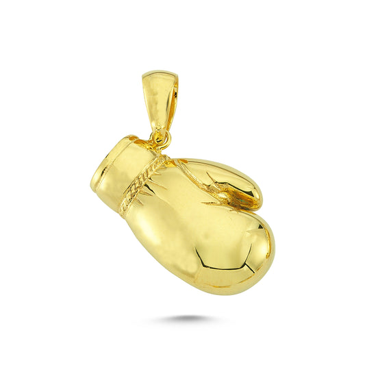 14K Gold Boxing Glove Charm Necklace