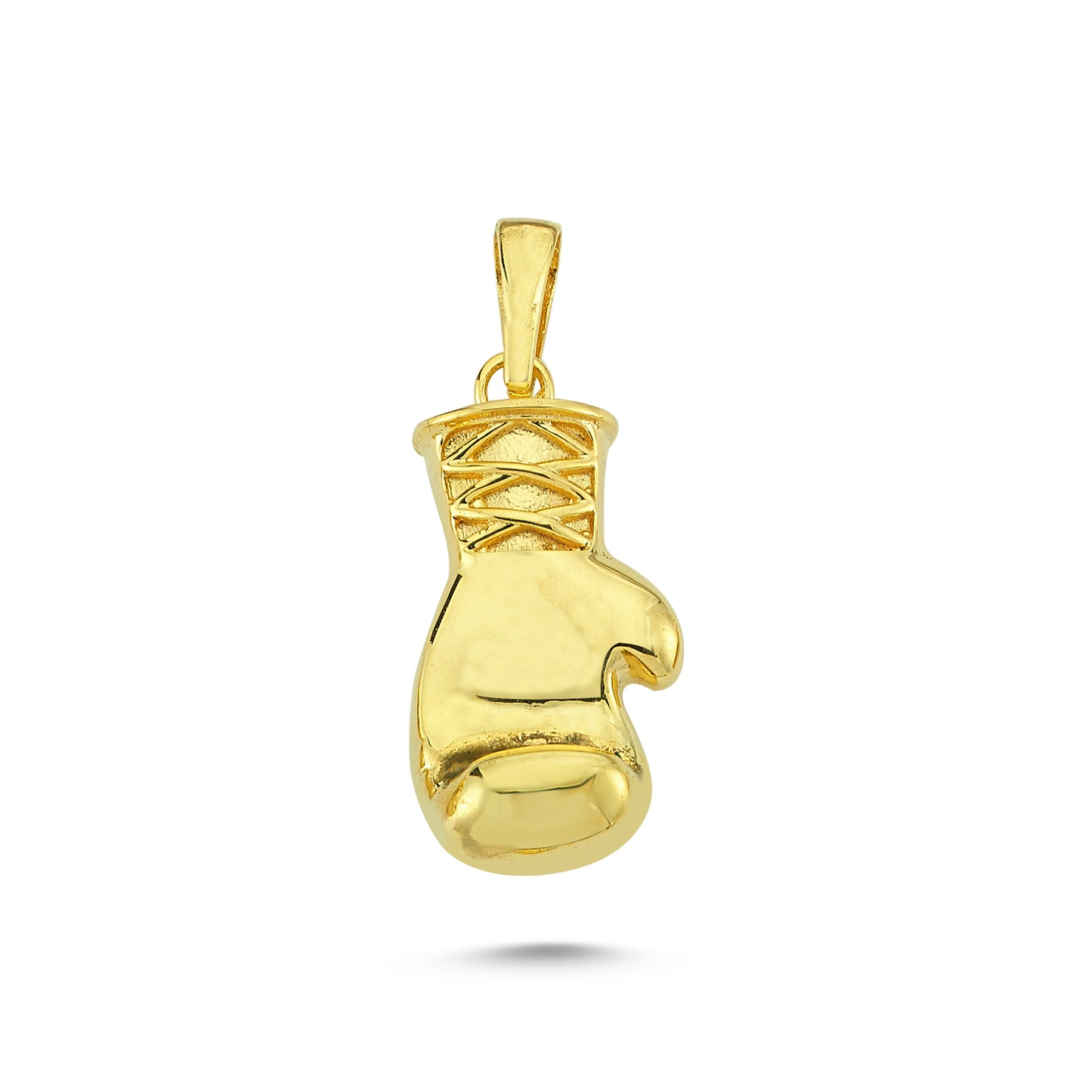 14K Gold Boxing Glove Charm Necklace