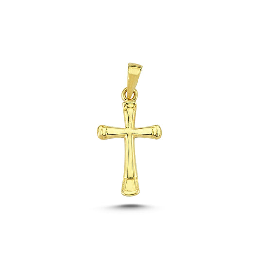 14K Gold Christ Charm Necklace