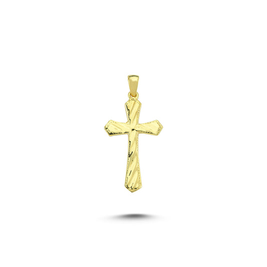 14K Gold Christ Charm Necklace