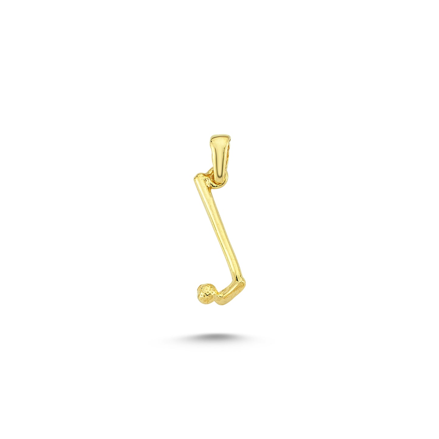 14K Gold Golf Charm Necklace