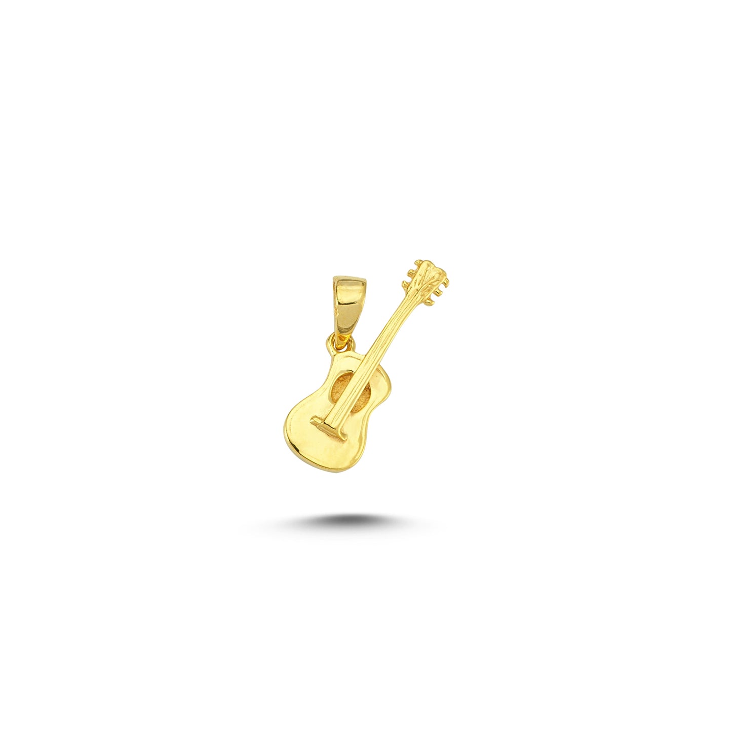 14K Gold Guitar Charm Necklace