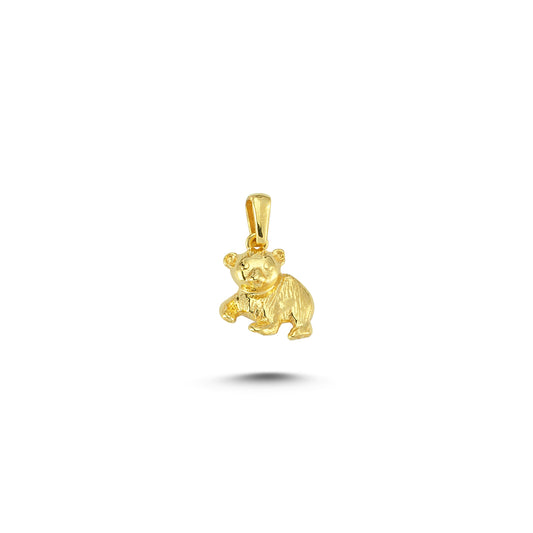 14K Gold Beer Animal Charm Necklace