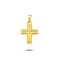 14K Gold Cross Charm Necklace