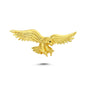 14K Gold Eagle Animal Charm Necklace