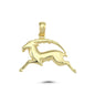 14K Gold Capricorn Charm Necklace