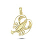 14K Gold Cancer Charm Necklace