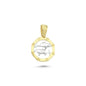 14K Gold Pisces Charm Necklace