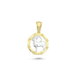 14K Gold Capricorn Charm Necklace