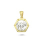 14K Gold Aries Charm Necklace