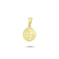 14K Gold Sagittarius Coiın Charm Necklace