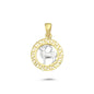 14K Gold Capricorn Charm Necklace