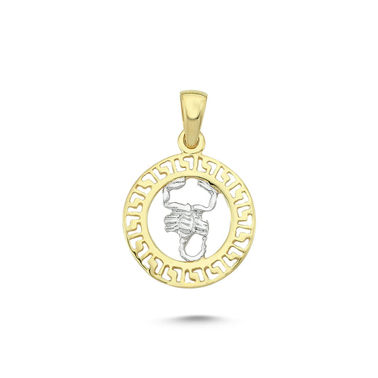 14K Gold Cancer Charm Necklace