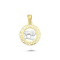 14K Gold Taurus Charm Necklace