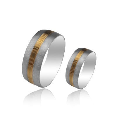 14K Gold Fantasy Wedding Band Ring