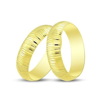 14K Gold Fantasy Wedding Band Ring