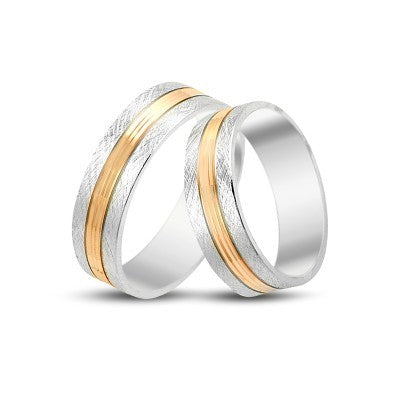 14K Gold Fantasy Wedding Band Ring