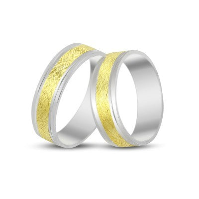 14K Gold Fantasy Wedding Band Ring