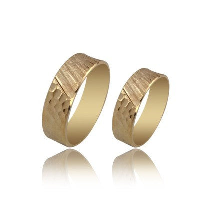 14K Gold Fantasy Wedding Band Ring