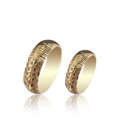 14K Gold Fantasy Wedding Band Ring