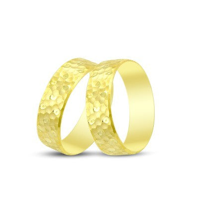 14K Gold Fantasy Wedding Band Ring