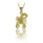 14K Gold Scorpion Necklace