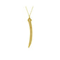 14K Solid Gold Alif Necklace