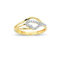 14K Solid Gold Art Design Fashion Ladies Ring