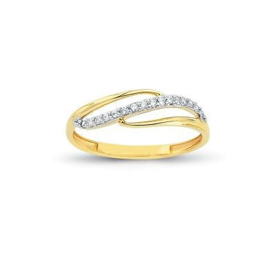 14K Solid Gold Art Design Fashion Ladies Ring