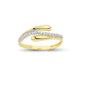 14K Solid Gold Art Design Fashion Ladies Ring