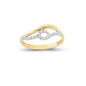 14K Solid Gold Art Design Fashion Ladies Ring