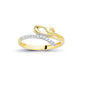 14K Solid Gold Art Design Fashion Ladies Ring