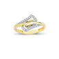 14K Solid Gold Art Design Fashion Ladies Ring