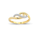 14K Solid Gold Art Design Fashion Ladies Ring