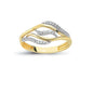 14K Solid Gold Art Design Fashion Ladies Ring