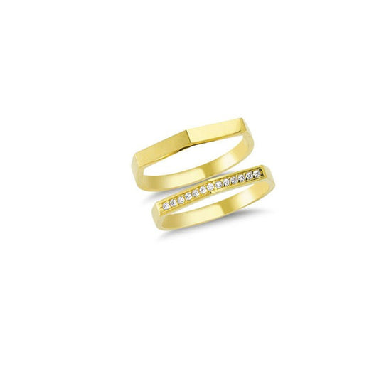 14K Solid Gold Art Design Fashion Ladies Ring