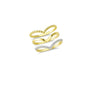 14K Solid Gold Art Design Fashion Ladies Ring