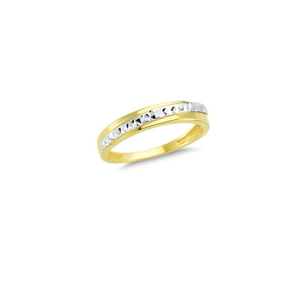 14K Solid Gold Art Design Fashion Ladies Ring