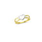 14K Solid Gold Art Design Fashion Love Ladies Ring