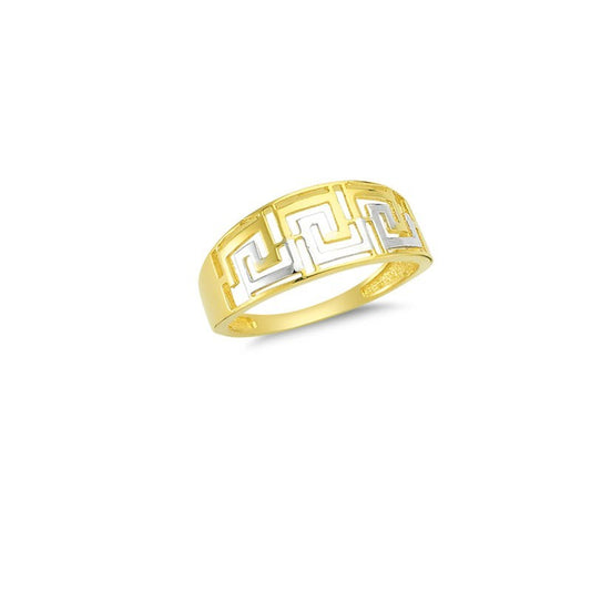 14K Solid Gold Art Design Fashion Ladies Ring