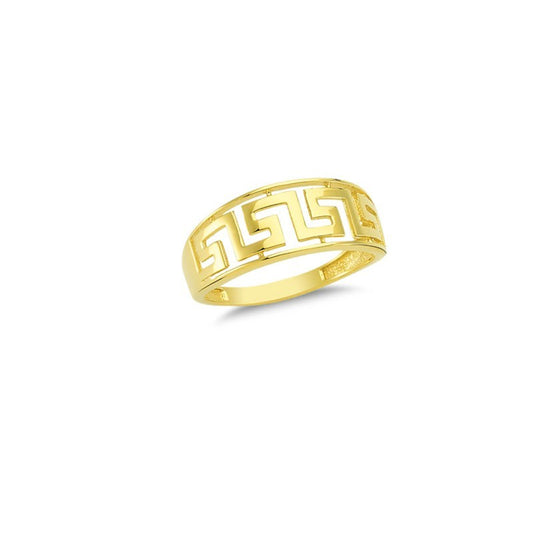 14K Solid Gold Art Design Fashion Ladies Ring